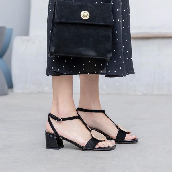 big size 9 11 high heels sandals women shoes woman summer ladies square-headed buckled with thick, Black
big size 9 11 high heels sandals women shoes woman summer ladies square-headed buckled with thick, Black