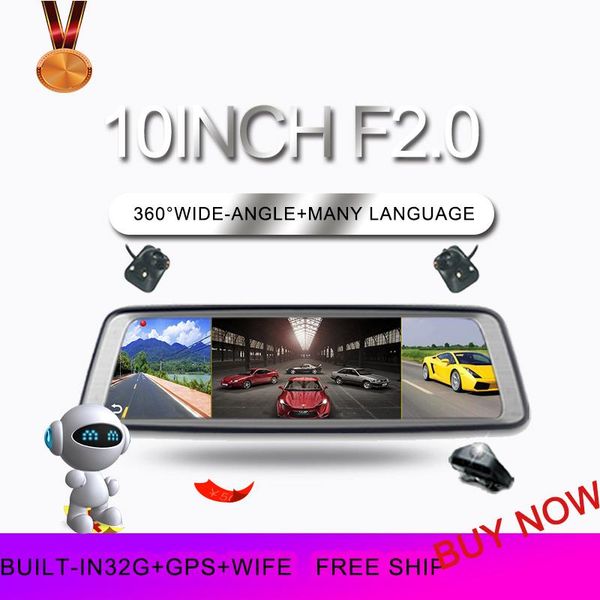 360° no blind area 10 inch touch car dvr media mirror dash cam fhd 1080p video recorder dual lens 4 channel dvrs
360° no blind area 10 inch touch car dvr media mirror dash cam fhd 1080p video recorder dual lens 4 channel dvrs