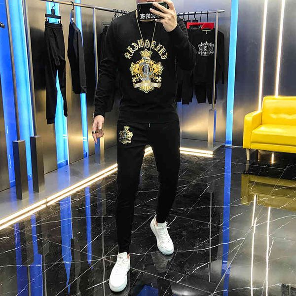 hoodies autumn around neck nightgown suit letter warm printing pants of two parts male fashion, Black
hoodies autumn around neck nightgown suit letter warm printing pants of two parts male fashion, Black