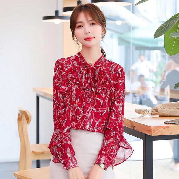 ruffles blouse women spring floral print chiffon loose bow blusas womens and blouses red 1009 women's & shirts, White
ruffles blouse women spring floral print chiffon loose bow blusas womens and blouses red 1009 women's & shirts, White