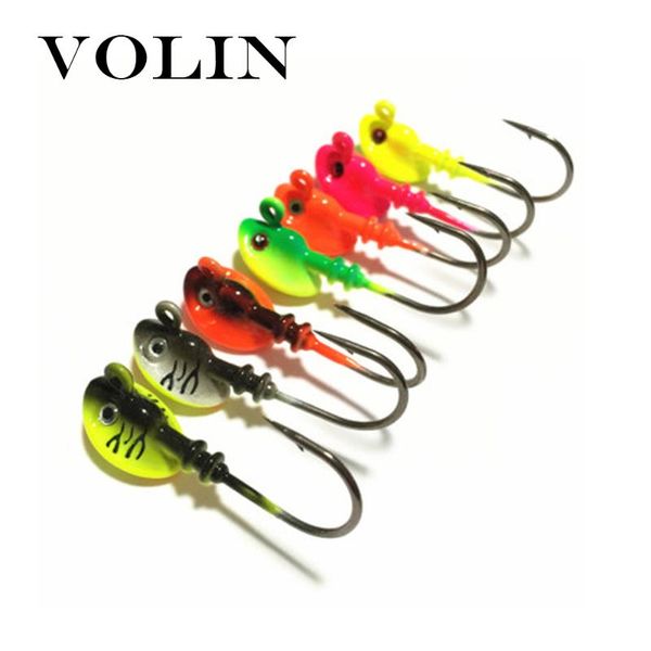 fishing hooks volin 2pcs 7g/10g/14g/21g jig head bait multicolor hook for soft wom lead hard
fishing hooks volin 2pcs 7g/10g/14g/21g jig head bait multicolor hook for soft wom lead hard