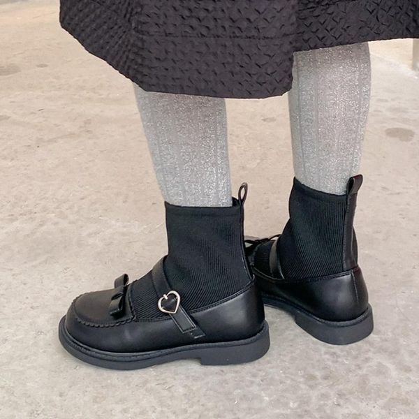 boots 2021 autumn winter stretch knit girls children' fashion leather little korean socks trend, Black;grey
boots 2021 autumn winter stretch knit girls children' fashion leather little korean socks trend, Black;grey
