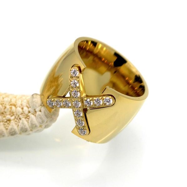 wedding rings arrival gold colour ring bijoux 14mm width big pave setting cz cross x for women trendy crystal jewelry wholesale gift, Slivery;golden
wedding rings arrival gold colour ring bijoux 14mm width big pave setting cz cross x for women trendy crystal jewelry wholesale gift, Slivery;golden