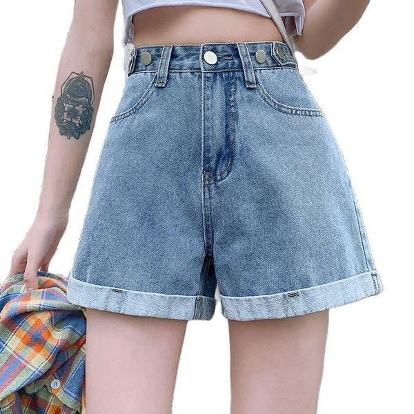 women's jeans casual denim shorts curled wide leg pants high waist loose a-line women 2021 summer fashion clothing, Blue
women's jeans casual denim shorts curled wide leg pants high waist loose a-line women 2021 summer fashion clothing, Blue
