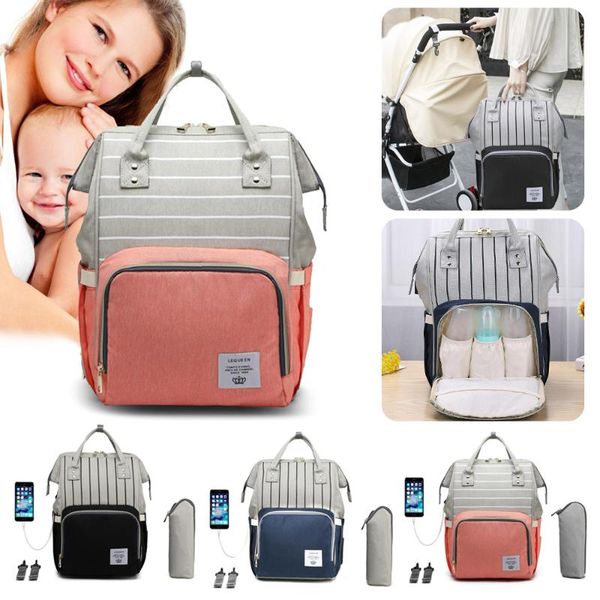 diaper bags mommy baby bag striped multifunctional large capacity nappy maternity women folding travel backpack for care
diaper bags mommy baby bag striped multifunctional large capacity nappy maternity women folding travel backpack for care