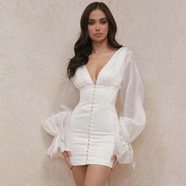 chiffon lantern sleeve deep v neck corset bodycon mini dress white elegant women outfits club party dresses maternity
chiffon lantern sleeve deep v neck corset bodycon mini dress white elegant women outfits club party dresses maternity