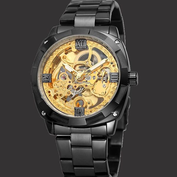 wristwatches golden men watches man clock 2021 stainless steel automatic mechanical sport male skeleton hodinky, Slivery;brown
wristwatches golden men watches man clock 2021 stainless steel automatic mechanical sport male skeleton hodinky, Slivery;brown