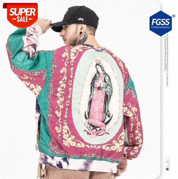 autumn and winter japanese retro tide brand stitching tie-dye virgin mary pullover sweater #yh98, Black
autumn and winter japanese retro tide brand stitching tie-dye virgin mary pullover sweater #yh98, Black