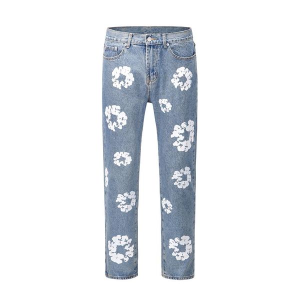 men's jeans american street fashion style slim 2021 autumn high full-body printed washed vintage quality, Blue
men's jeans american street fashion style slim 2021 autumn high full-body printed washed vintage quality, Blue