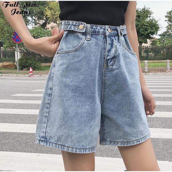 women's jeans street plus size adjustable high waist short feminino 5xl summer baggy wide leg cuffed straight denim pant 90s, Blue
women's jeans street plus size adjustable high waist short feminino 5xl summer baggy wide leg cuffed straight denim pant 90s, Blue