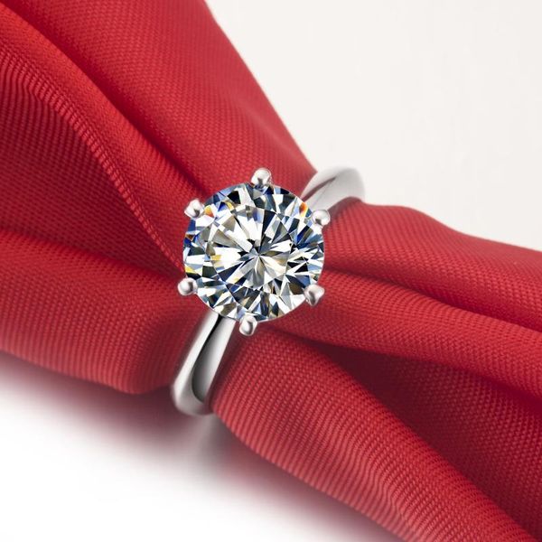 cluster rings 2ct classic ring for women prong setting diamond solid 925 sterling silver romantic bridal jewelry, Golden;silver
cluster rings 2ct classic ring for women prong setting diamond solid 925 sterling silver romantic bridal jewelry, Golden;silver
