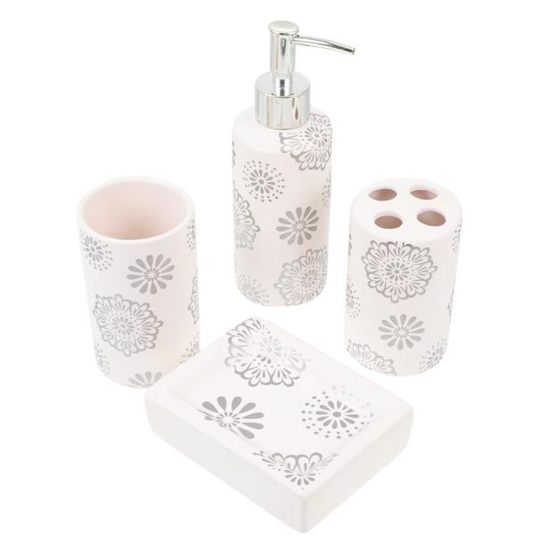 bath accessory set 4 pcs decorative soap holder toothbrush bathroom accessories (assorted color)
bath accessory set 4 pcs decorative soap holder toothbrush bathroom accessories (assorted color)
