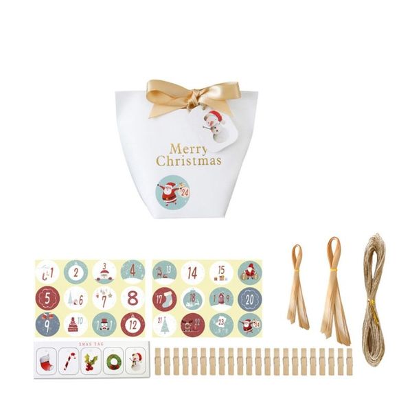 gift wrap 24 sets christmas 1-24 advent calendar cookie candy cartons with tags clips stickers ropes storage box decor
gift wrap 24 sets christmas 1-24 advent calendar cookie candy cartons with tags clips stickers ropes storage box decor