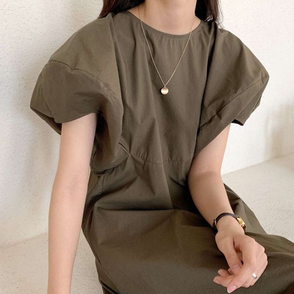 casual dresses dress women clothesminimalist french crew neck with loose wrinkle design bubble sleeve long xsmk, Black;gray
casual dresses dress women clothesminimalist french crew neck with loose wrinkle design bubble sleeve long xsmk, Black;gray