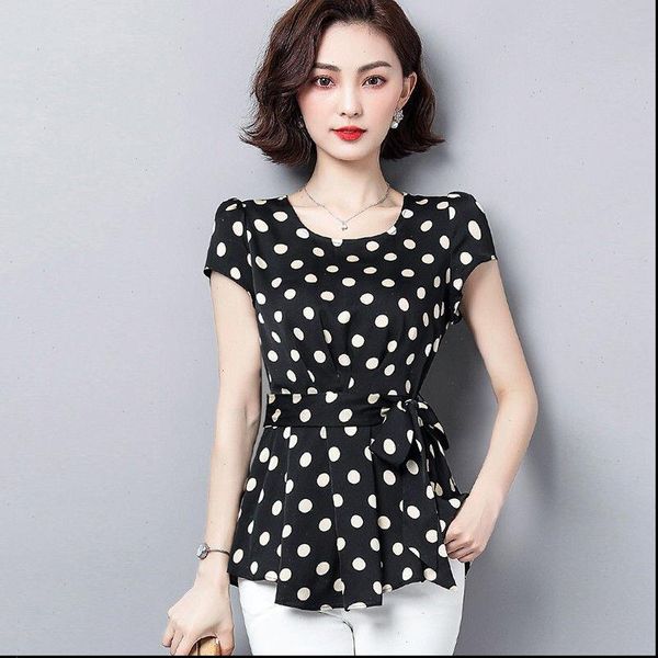 spring summer style chiffon casual womens shirt short sleeve polka dot printed blusas df3069, White
spring summer style chiffon casual womens shirt short sleeve polka dot printed blusas df3069, White