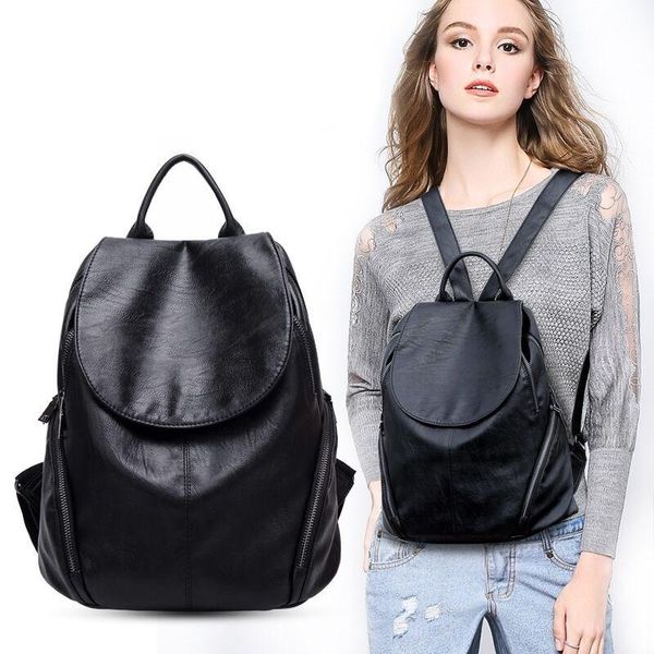 backpack 2021 female bag easy to take leisure high-quality pu soft leather travel college style school
backpack 2021 female bag easy to take leisure high-quality pu soft leather travel college style school