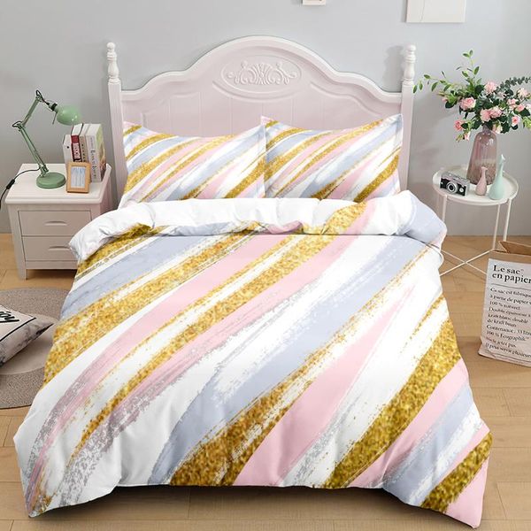 bedding sets marble set nordic modern abstract pink gold 3d print pattern duvet cover pillowcases single double king size 2/3pc
bedding sets marble set nordic modern abstract pink gold 3d print pattern duvet cover pillowcases single double king size 2/3pc