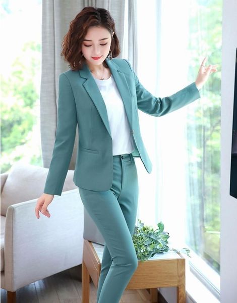formal professional business suits with pants and jackets coat long sleeve spring autumn ol styles women novelty pantsuits women's two, White
formal professional business suits with pants and jackets coat long sleeve spring autumn ol styles women novelty pantsuits women's two, White