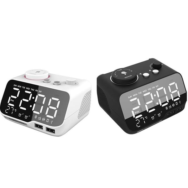 smart home control digital alarm clock bluetooth speaker fm radio temperature brightness dimmer timer -eu plug
smart home control digital alarm clock bluetooth speaker fm radio temperature brightness dimmer timer -eu plug