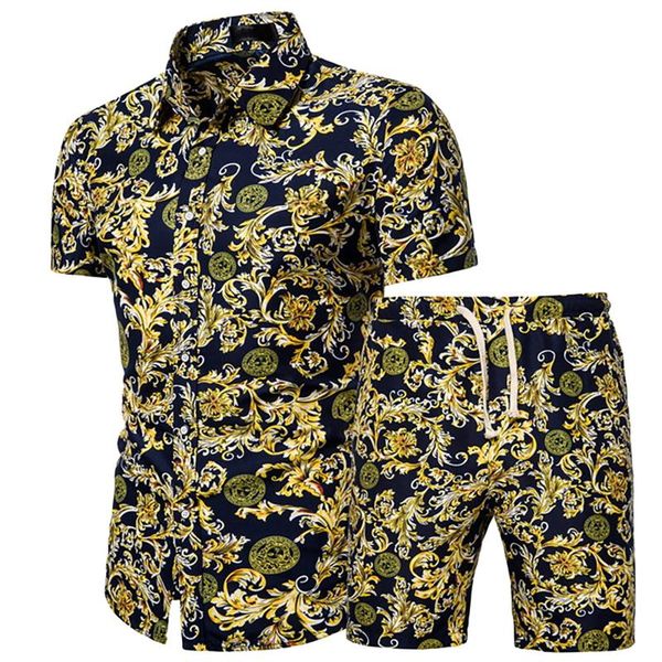 running sets 2021 summer men's mens 2 piece outfit jogger set 2-piece beach printed short sleeve shirts & shorts pants, Black;blue
running sets 2021 summer men's mens 2 piece outfit jogger set 2-piece beach printed short sleeve shirts & shorts pants, Black;blue
