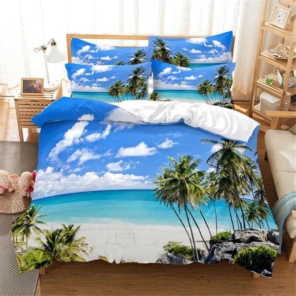 bedding sets 3d sea set duvet cover bed cotton bedroom