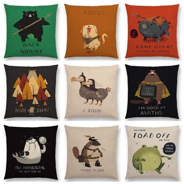 cushion/decorative pillow magical animals fantasy adventure fairy tales bear walrus wild boar bird dog cushion sofa throw super fun game
cushion/decorative pillow magical animals fantasy adventure fairy tales bear walrus wild boar bird dog cushion sofa throw super fun game