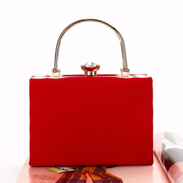 style velvet dinner pure handmade banquet evening bag copper coin hardware modeling lady's handbag
style velvet dinner pure handmade banquet evening bag copper coin hardware modeling lady's handbag