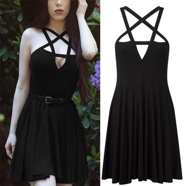 casual dresses black for women 2021 gothic five-pointed star wrapped slip dress solid color chest strap sleeveless mini, Black;gray
casual dresses black for women 2021 gothic five-pointed star wrapped slip dress solid color chest strap sleeveless mini, Black;gray