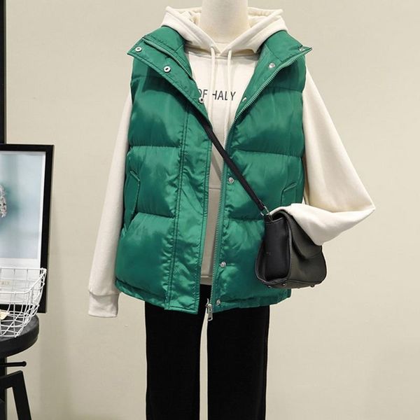women's vests women cotton vest winter fashion jacket coat stand collar short waistcoat zipper pockets clothing plus size s-3xl, Black;white
women's vests women cotton vest winter fashion jacket coat stand collar short waistcoat zipper pockets clothing plus size s-3xl, Black;white