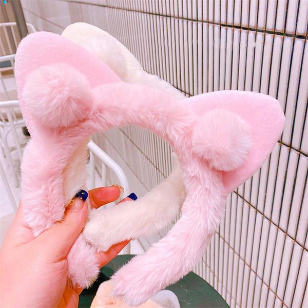 hair accessories cute cat ear headband for girl plush face wash kawaii accessorie pink band fashion korean
hair accessories cute cat ear headband for girl plush face wash kawaii accessorie pink band fashion korean
