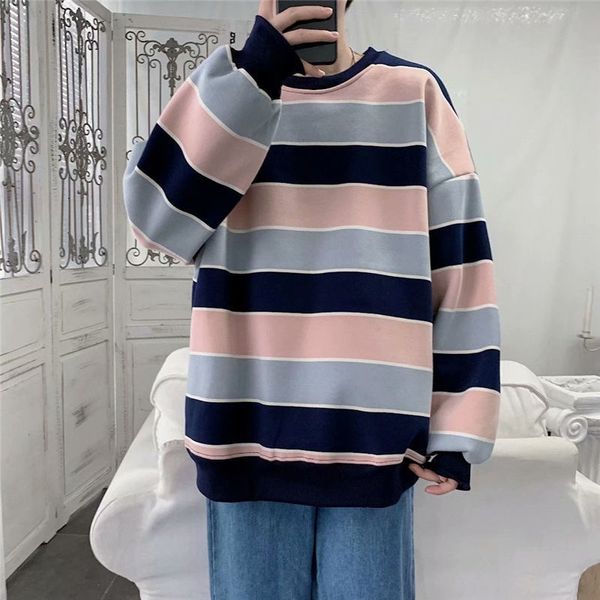 men's hoodies & sweatshirts autumn hoodie fashion contrast color casual o-neck sweatshirt men streetwear loose hip-hop pullover me, Black
men's hoodies & sweatshirts autumn hoodie fashion contrast color casual o-neck sweatshirt men streetwear loose hip-hop pullover me, Black