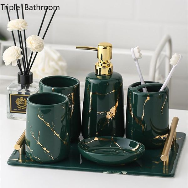 bath accessory set ceramic bathroom accessories washing tool marble stripes soap dish toothbrush holder storage tray liquid dispenser
bath accessory set ceramic bathroom accessories washing tool marble stripes soap dish toothbrush holder storage tray liquid dispenser