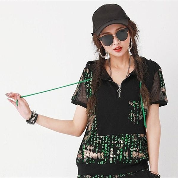 summer european fashion womens mesh patchwork tee ladies hooded street t-shirt female casual clothing plus size cotton women's, White
summer european fashion womens mesh patchwork tee ladies hooded street t-shirt female casual clothing plus size cotton women's, White