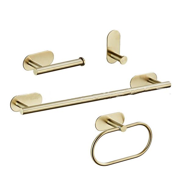 bathroom stainless steel brushed gold modern minimalist toilet paper holder clothes hook towel rack bar srhy-3005 bath accessory set
bathroom stainless steel brushed gold modern minimalist toilet paper holder clothes hook towel rack bar srhy-3005 bath accessory set