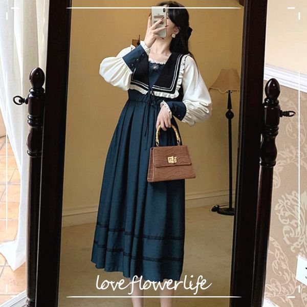 french elegant vintage dress women casual elegant retro dress female puffer sleeve spring kawaii dress korean 210521, Black;gray
french elegant vintage dress women casual elegant retro dress female puffer sleeve spring kawaii dress korean 210521, Black;gray