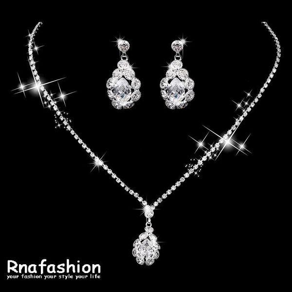 earrings & necklace rnafashion silver plated celebrity woman style drop crystal set bridal bridesmaid wedding sets gift jewelry
earrings & necklace rnafashion silver plated celebrity woman style drop crystal set bridal bridesmaid wedding sets gift jewelry