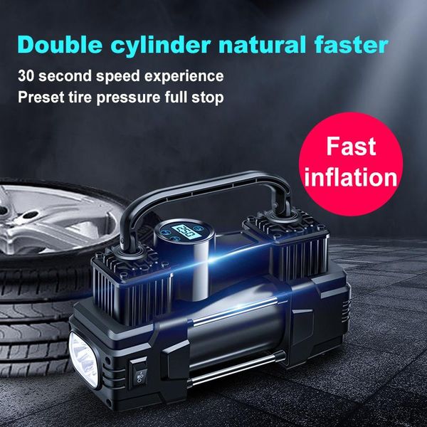 inflatable pump quick air compressor 30 double cyliner car electric for camping lifebuoy boat cushion home auto
inflatable pump quick air compressor 30 double cyliner car electric for camping lifebuoy boat cushion home auto