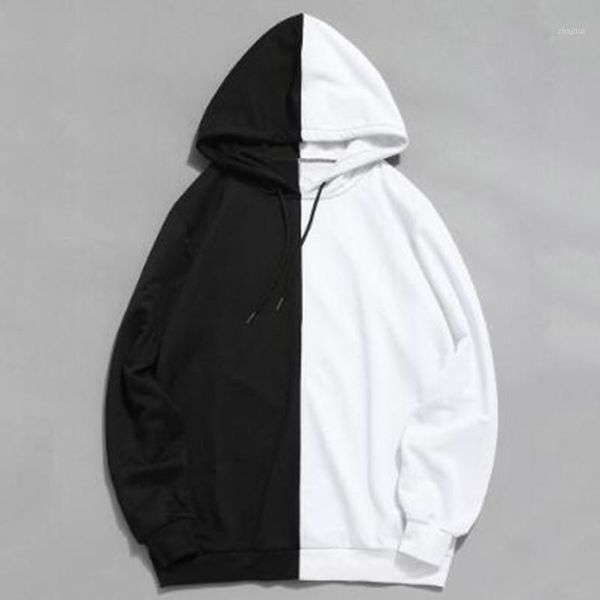 men's hoodies & sweatshirts men sweatshirt black white patchwork casual slim fit hoodie outwear 2021 autumn winter outdoor
men's hoodies & sweatshirts men sweatshirt black white patchwork casual slim fit hoodie outwear 2021 autumn winter outdoor