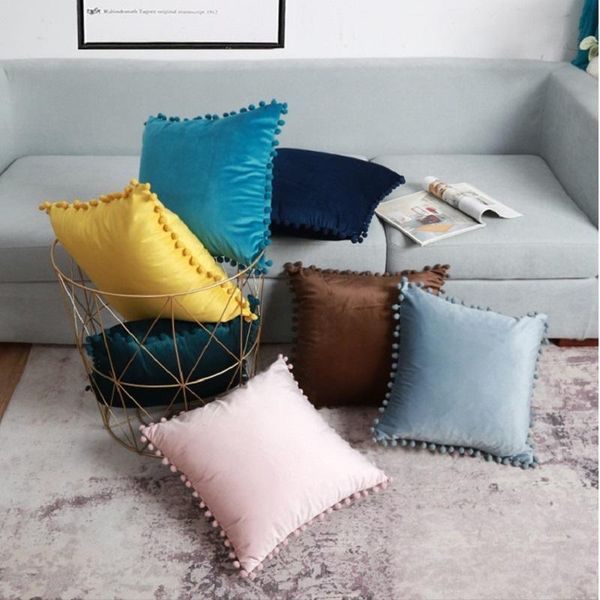 2pcs velvet cushion cover 45x45 pillowcase solid color throw pillow cases cojines home decor sofa room covers decorative cushion/decorative
2pcs velvet cushion cover 45x45 pillowcase solid color throw pillow cases cojines home decor sofa room covers decorative cushion/decorative