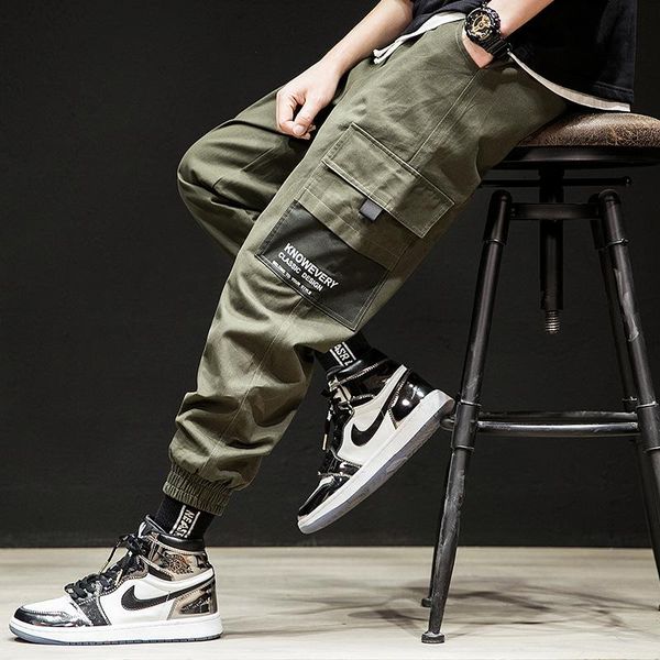 men's pants spring and summer ins tide brand overalls loose harem casual sports beam, Black
men's pants spring and summer ins tide brand overalls loose harem casual sports beam, Black