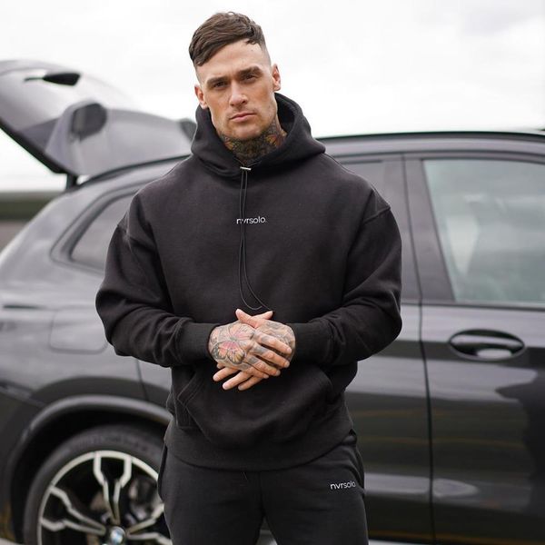 men's hoodies & sweatshirts 2021 male autumn and winter hoodie casual jogging pure cotton comfortable breathing gym suit training, Black
men's hoodies & sweatshirts 2021 male autumn and winter hoodie casual jogging pure cotton comfortable breathing gym suit training, Black