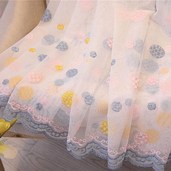 curtain & drapes dots embroidered sheer curtains window tulle for living room bedroom kitchen kids home decoration
curtain & drapes dots embroidered sheer curtains window tulle for living room bedroom kitchen kids home decoration