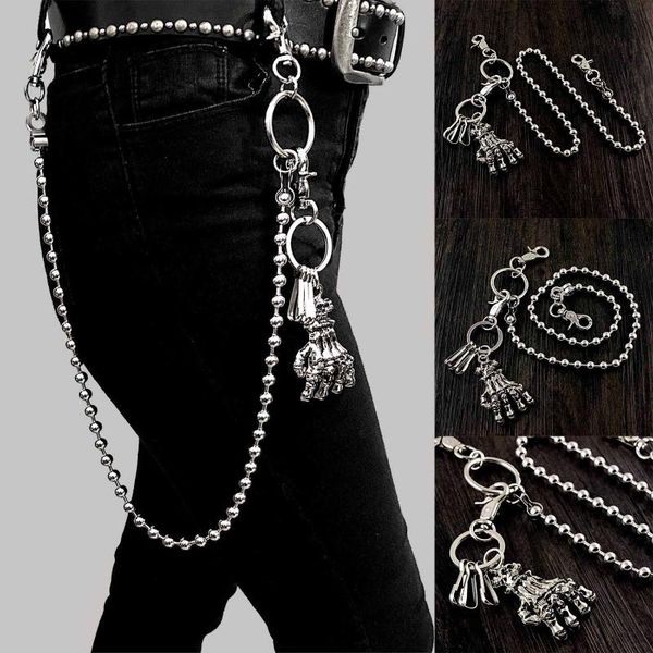 keychains long woman men's metal wallet belt chain rock punk trousers hipster casual pant jeans keychain silver ring clip keyring wz26 
keychains long woman men's metal wallet belt chain rock punk trousers hipster casual pant jeans keychain silver ring clip keyring wz26