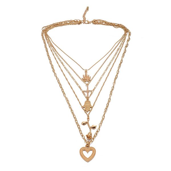 fashion vintage multilayer crystal pendant necklace women gold color beads moon star horn crescent choker necklaces jewelry, Silver
fashion vintage multilayer crystal pendant necklace women gold color beads moon star horn crescent choker necklaces jewelry, Silver