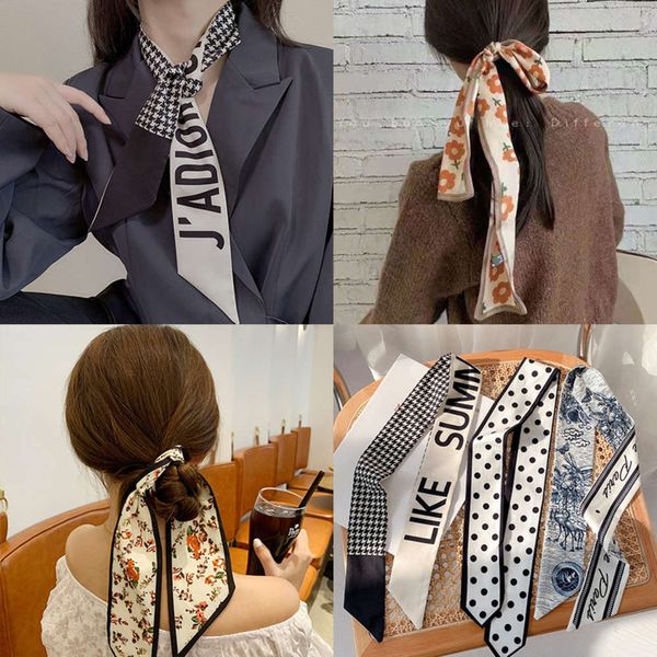 scarf dongdamen hair ornament small narrow ribbon french ribbon heart machine printed band women's binding, Blue;gray
scarf dongdamen hair ornament small narrow ribbon french ribbon heart machine printed band women's binding, Blue;gray