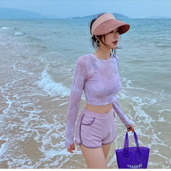 wackdaria rash guard women swimsuit colorful printed diving suit bathing tankini korea 4 pieces cover up long sleeve one-piece suits
wackdaria rash guard women swimsuit colorful printed diving suit bathing tankini korea 4 pieces cover up long sleeve one-piece suits