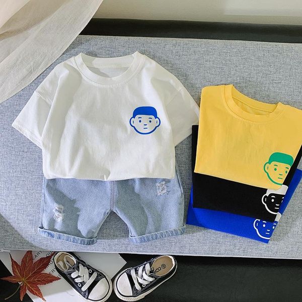clothing sets 2021 summer baby boys clothes suits kids short sleeve print t-shirt+jeans casual outfits toddler fashion two-piece, White
clothing sets 2021 summer baby boys clothes suits kids short sleeve print t-shirt+jeans casual outfits toddler fashion two-piece, White