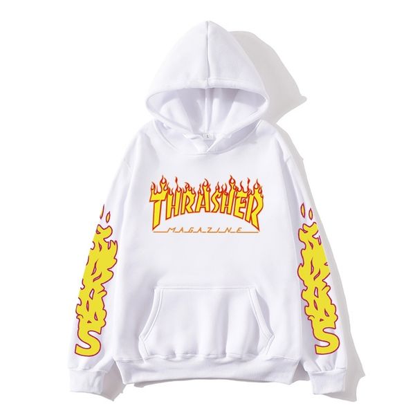 men's and women's flame letter skateboard trend dead fly hip hop west coast harajuku hooded sweater, Black
men's and women's flame letter skateboard trend dead fly hip hop west coast harajuku hooded sweater, Black