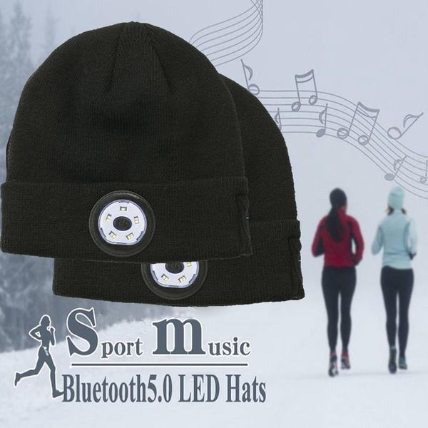 outdoor hats bluetooth 5.0 headphone music hat fleece beanie with built-in speaker stereo led light sports cap for running jogging cycling, Black;white
outdoor hats bluetooth 5.0 headphone music hat fleece beanie with built-in speaker stereo led light sports cap for running jogging cycling, Black;white