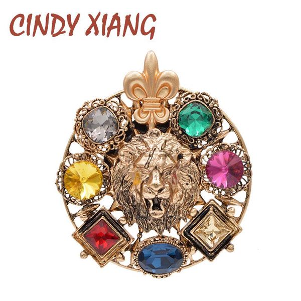 pins, brooches cindy xiang crystal lion for women round king style pin animal fashiopn jewelry winter coat jacket accessories party, Gray
pins, brooches cindy xiang crystal lion for women round king style pin animal fashiopn jewelry winter coat jacket accessories party, Gray